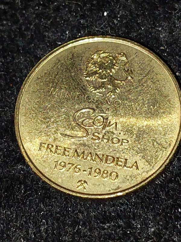 NELSON MANDELA LONG WALK TO FREEDOM COIN SOLD AS IS