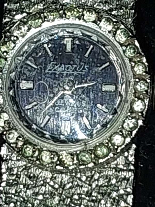 A VINTAGE EXACTUS 17 JEWELS INCABLOC WATCH SOLD AS IS NOT TESTED