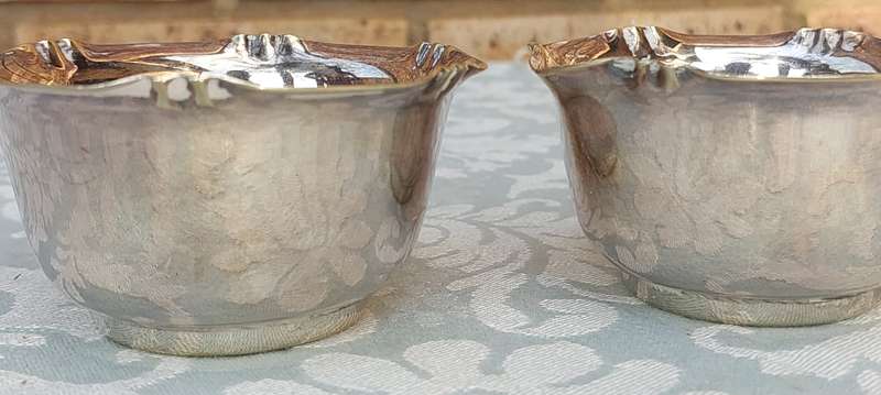A COLLECTION OF KITCHEN UTENSILS SILVER PLATED SOLD AS IS