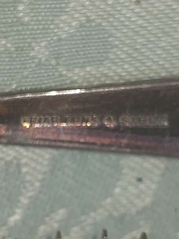 A VINTAGE SET OF 6 DESERT FORKS EPNS SOLD AS IS