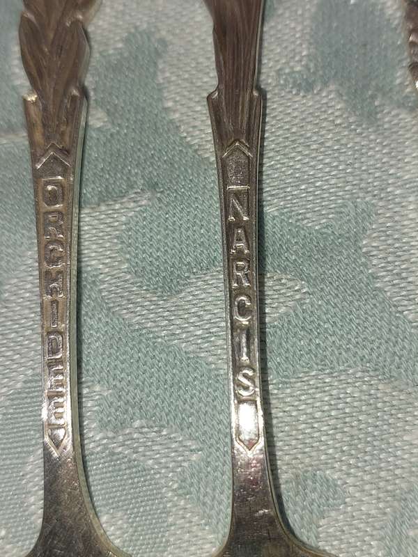 RARE Sola Zeist CakeForks. Vintage Pastry Forks 5 in total sold as is