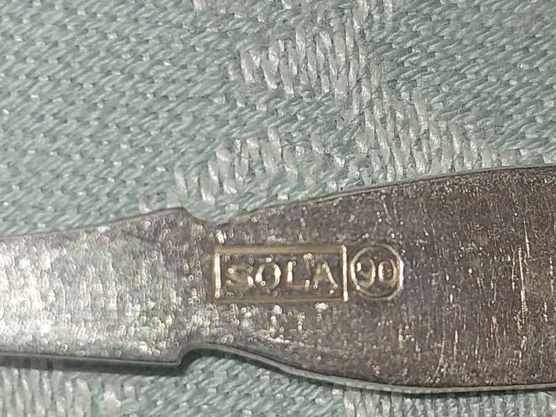 RARE Sola Zeist CakeForks. Vintage Pastry Forks 5 in total sold as is