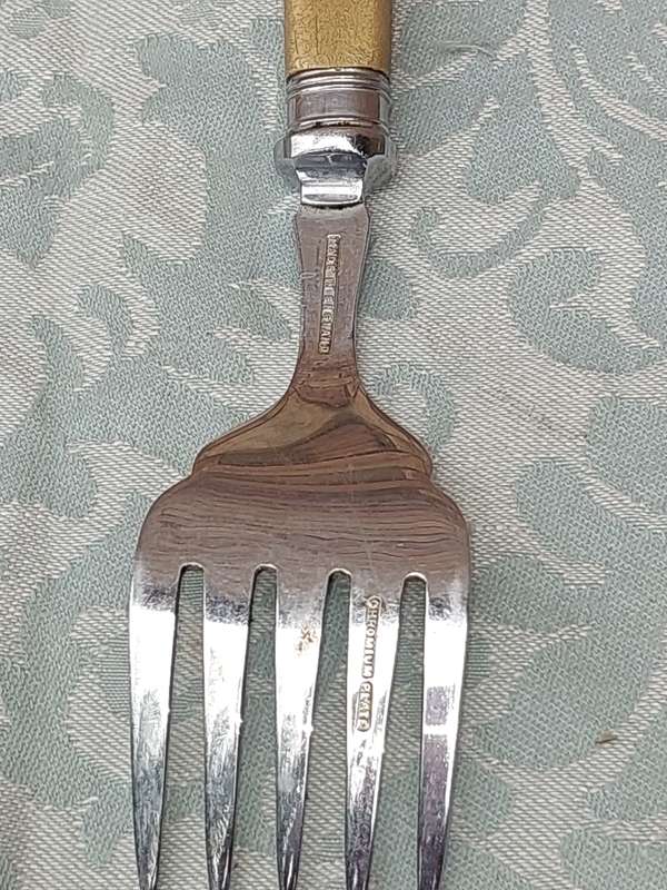 TWO ANTIQUE KITCHENALIA CUTLERY SOLD AS IS