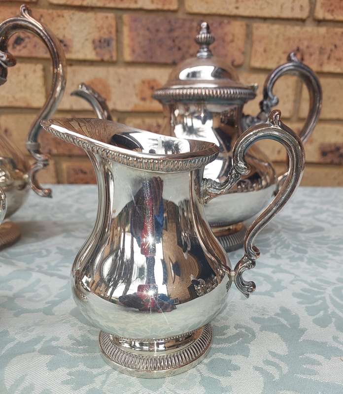 Vintage Gorham Newport Silver Plated Coffee Tea Pitcher Set sold as is