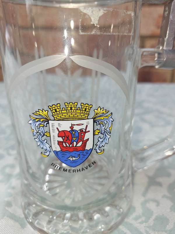 A GERMAN BEER STEIN IN MINT CONDITION SOLD AS IS R750