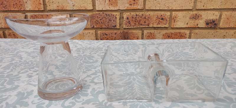 TWO ART DECOR SWEATS BOWLS
