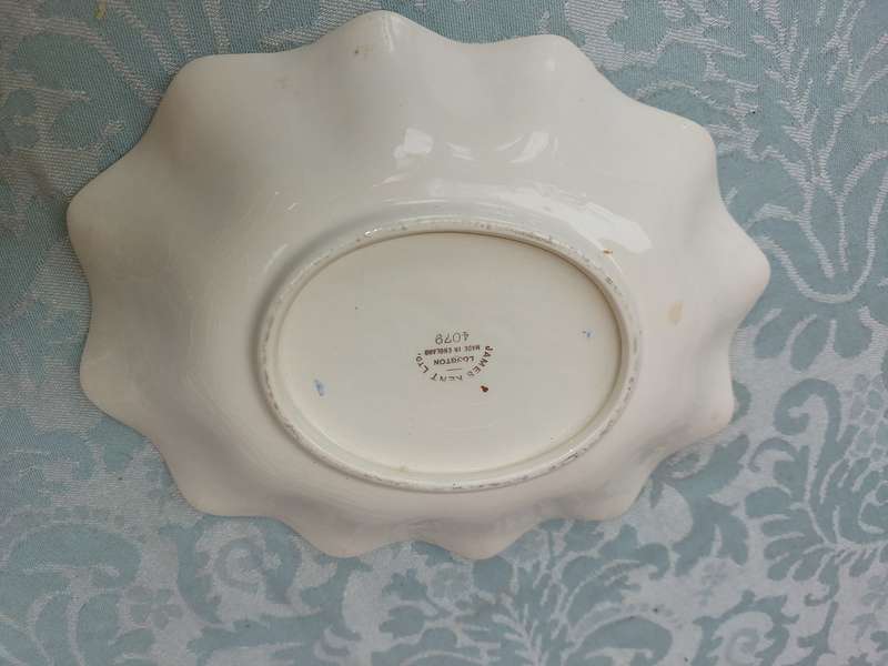 Vintage James Kent Longton Floral Platter Made in England