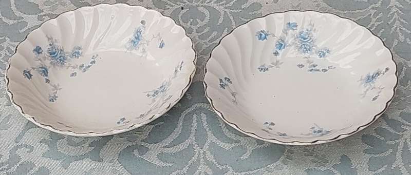 TWO JOHNSSON BROS MADE IN ENGLAND IRONSTONE BOWLS SOLD AS IS