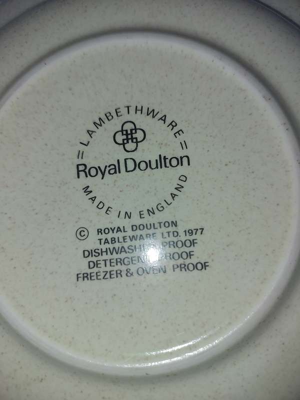 A VINTAGE SET OF 4 LAMBETHWARE ROYAL DOULTON