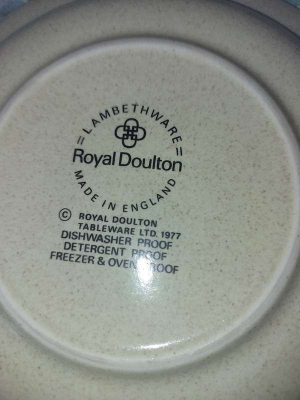 A VINTAGE SET OF 4 LAMBETHWARE ROYAL DOULTON