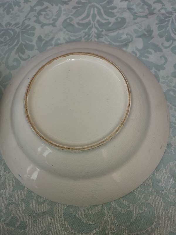TWO VINTAGE JAPANESE PORCELAIN PLATES SOLD AS IS