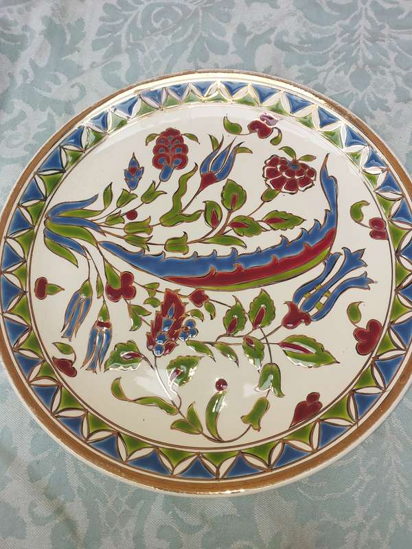 A VINTAGE HAND MADE BY DAKAS CERAMICS FALRAKI ARCHANGELOS RHODES