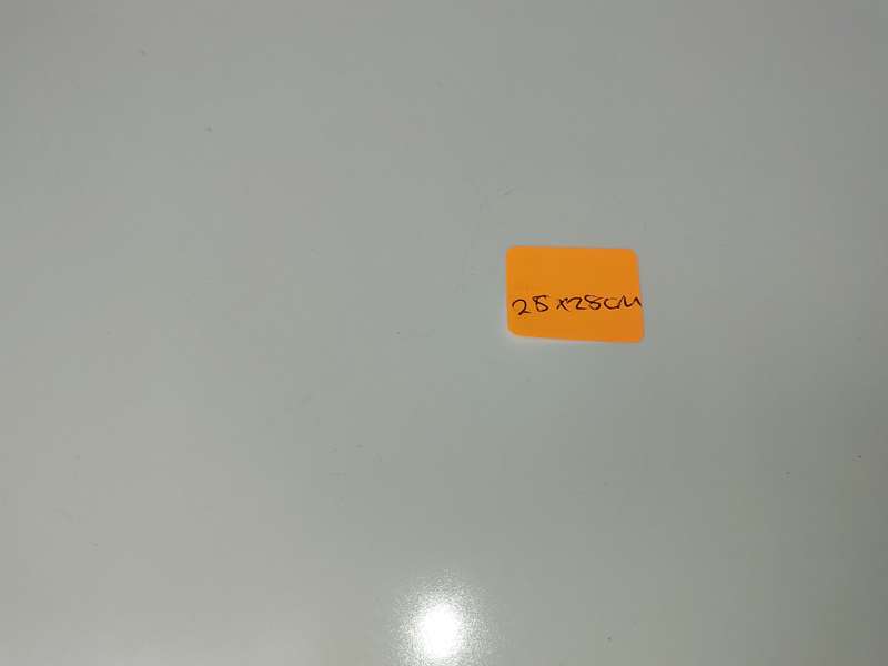A COLLECTION OF 7 WHITE PORCELAIN SERVING PLATTERS SOLD AS IS