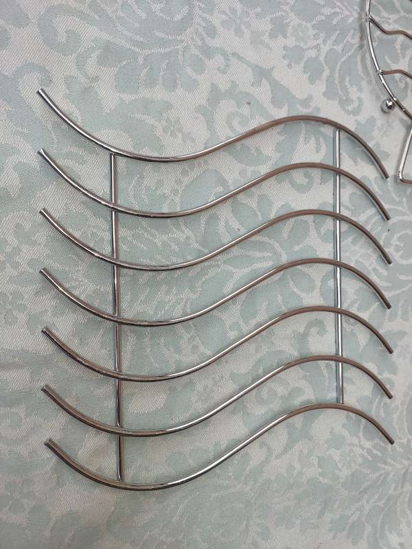 A COLLECTION OF HOT POT TABLE GRIDS STAINLESS STEEL SOLD AS IS