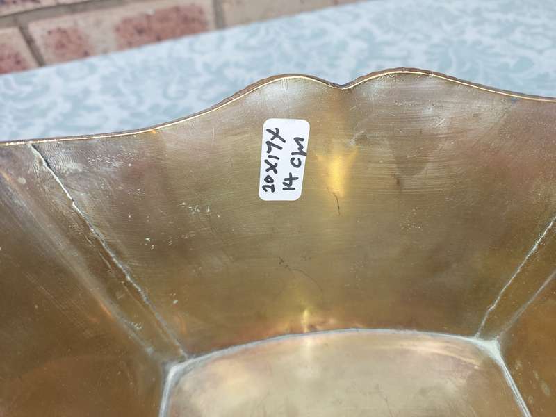 A VINTAGE SILVER PLATED ON BRONZE SWEAT CADDY VICTORIAN ERA SOOD AS IS