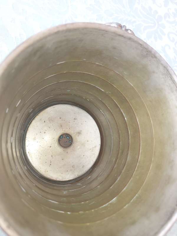 TWO VINTAGE ICE BUCKETS SOLD AS IS