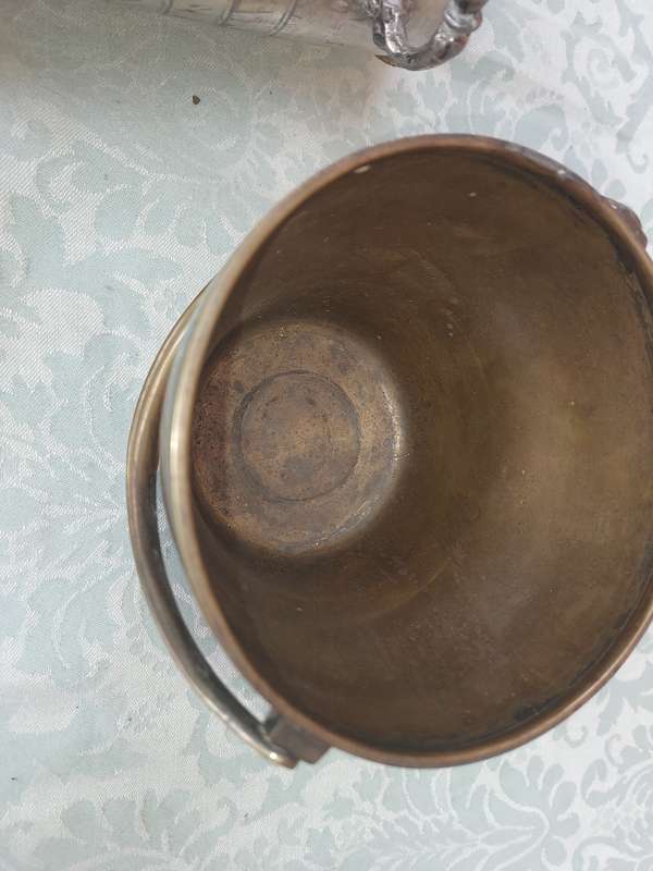 TWO VINTAGE ICE BUCKETS SOLD AS IS