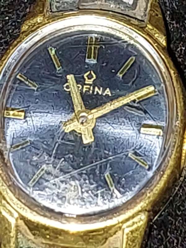 A VINTAGE ORFINA SWISS MADE LADIES WATCH SOLD AS IS NOT TESTED