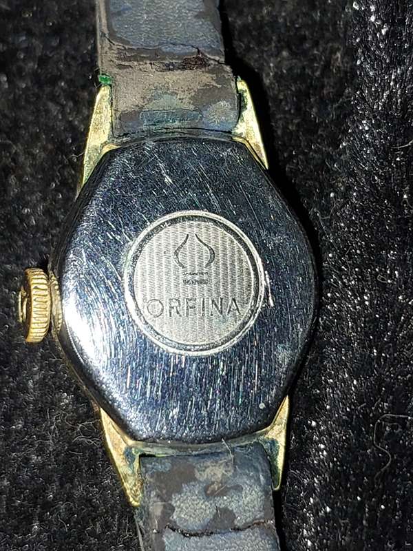 A VINTAGE ORFINA SWISS MADE LADIES WATCH SOLD AS IS NOT TESTED