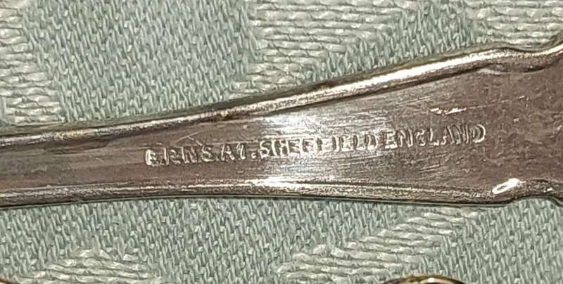 A VINTAGE SET OF 7 DEMITASSE EPNS A1 SHEFFIELD ENGLAND SPOONS SOLD AS IS R250