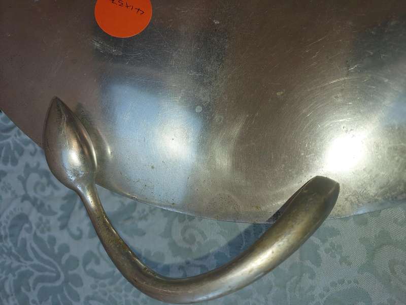 AN ART DECOR PEWTHAL SERVING PLATTER SOLD AS IS