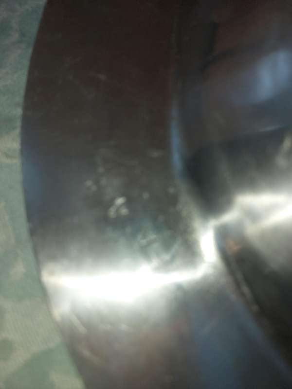 AN ART DECOR OVAL PEWTER SERVING PLATTER SOLD AS IS