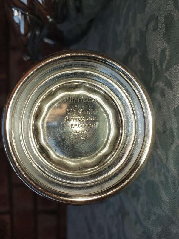 TWO VINTAGE SILVER PLATED TEA JUGS VICTORIAN SOLD AS IS