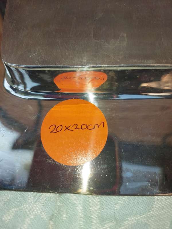 TWO ART DECOR STAINLESS STEEL ASH TRAYS SOLD AS IS
