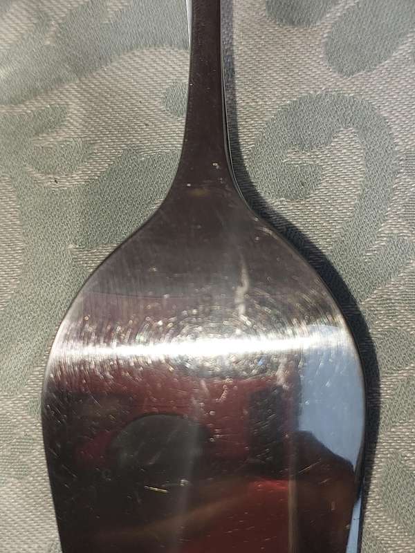 A VINTAGE PAIRS OF SALAD TONGS SOLD AS IS