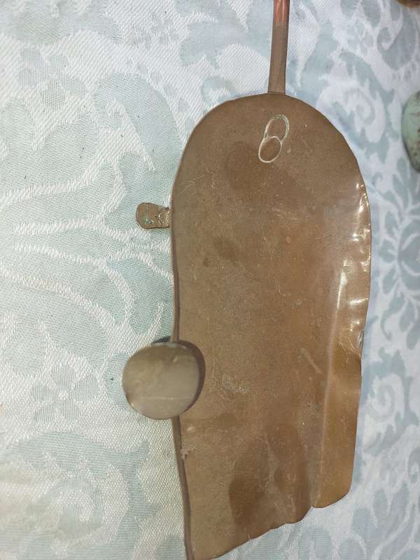 A COLLECTION OF ART DECOR BRASS AND COPPER UTENSILS SOLD AS IS