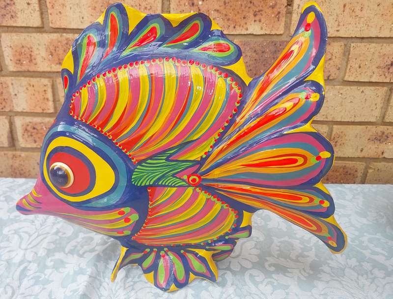 A COLLECTION OF RARE FOLK ART STATUES HIGHLY COLLECTABLE SOLD AS IS