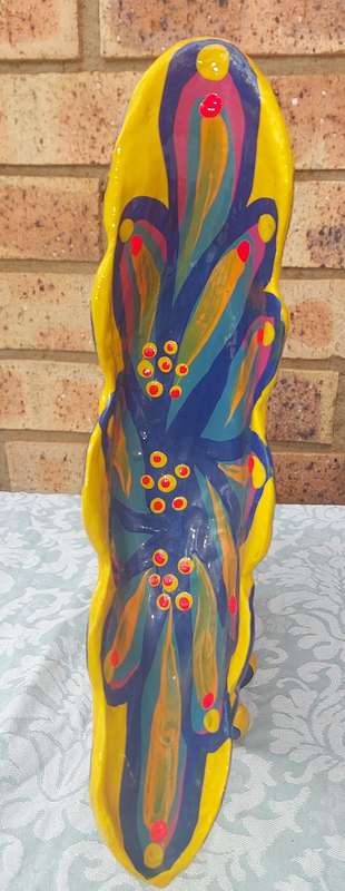 A COLLECTION OF RARE FOLK ART STATUES HIGHLY COLLECTABLE SOLD AS IS