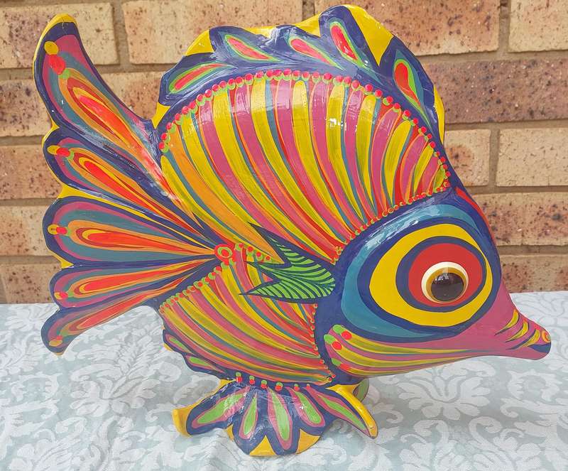 A COLLECTION OF RARE FOLK ART STATUES HIGHLY COLLECTABLE SOLD AS IS