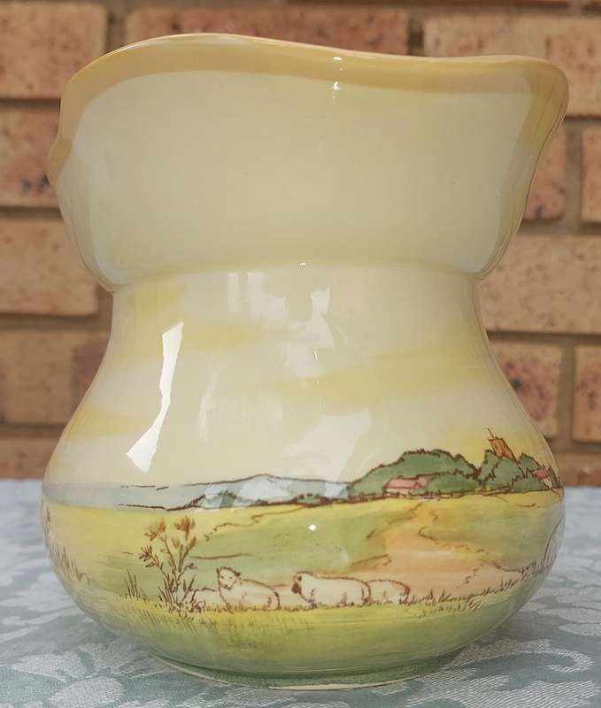 RARE ROYAL DOULTON SERIESWARE JUG - COTSWOLD SHEPHERD D5561 SOLD AS IS