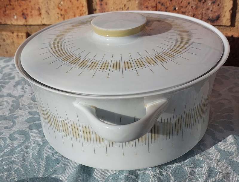 A vintage 17 piece KPM Germany soup set sold as is
