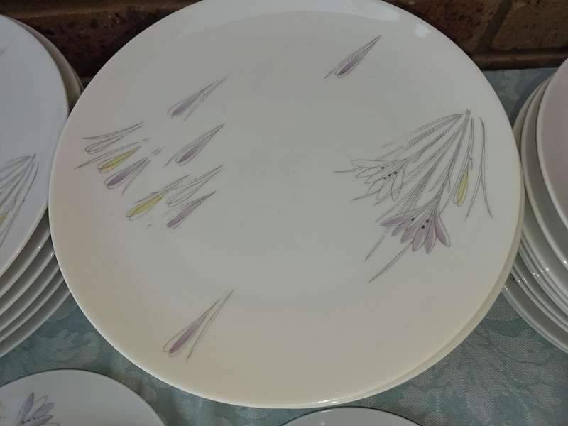 A VINTAGE 57-PIECE JOHANN HAVILAND BAVARIA PORCELAIN SET