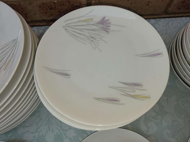 A VINTAGE 57-PIECE JOHANN HAVILAND BAVARIA PORCELAIN SET