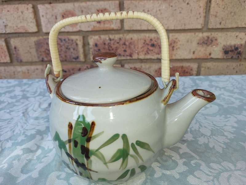 A vintage Yixing tea pot set sold as is