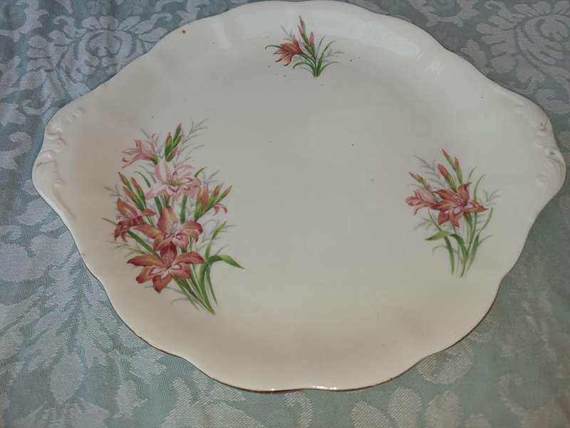 A VINTAGE COLLECTION OF 7 ROYAL ALBERT BONE CHINA ENGLAND FRIENDSHIP SERIES 12 GLADIOLUS PLATES AND