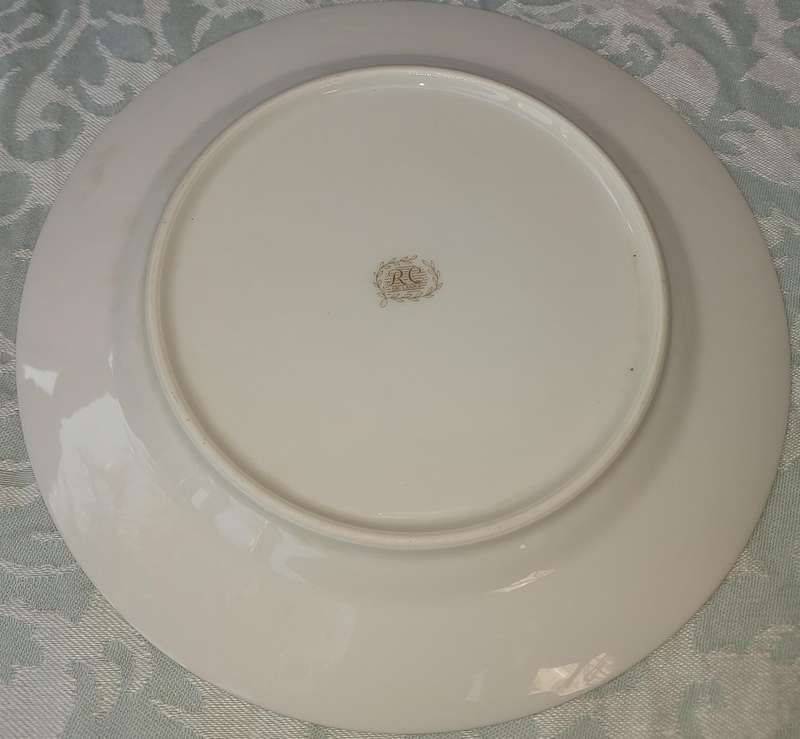 A SET OF 10 RC NORITAKI SRI LANKA DINNER PLATES ONE HAS A CHIP AS PER THE PHOTOS SOLD AS IS