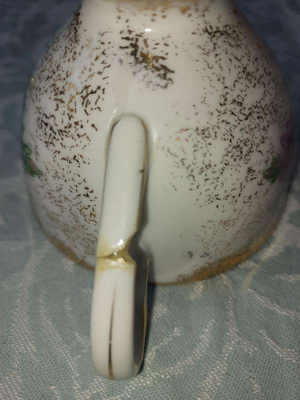 AVINTAGE 34 PIECE DEODORA TEASET FINE CHINA HAND PAINTED SOLD AS IS
