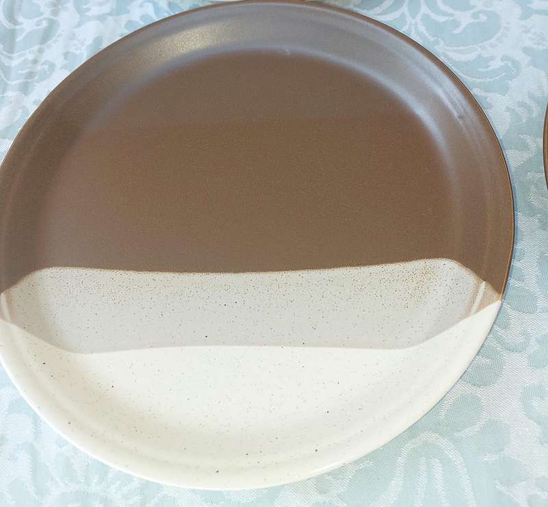 A RARE VINTAGE MIKASA POTTERS BEN SEIBEL ART JAPAN DESIGN SET PLATES
