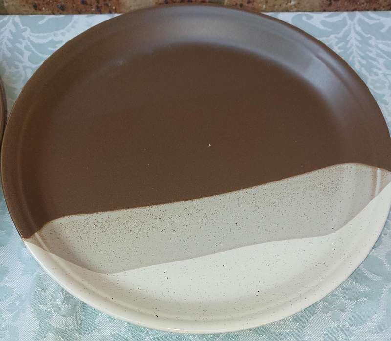 A RARE VINTAGE MIKASA POTTERS BEN SEIBEL ART JAPAN DESIGN SET PLATES
