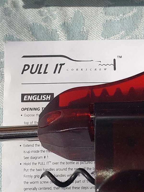 A PULL IT CORKSCREW SOLD AS IS