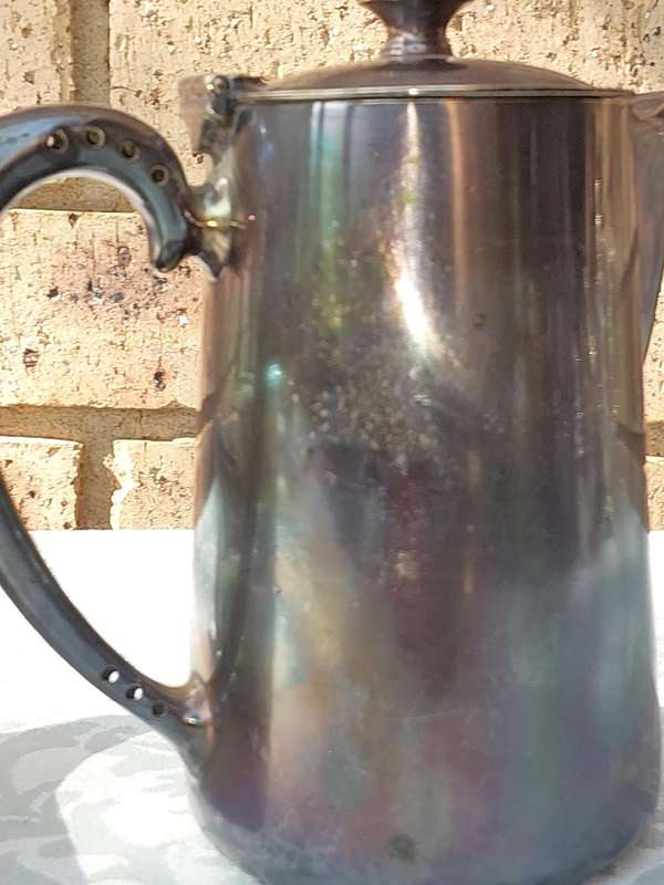 TWO ANTIQUE SOUTH AFRICAN RAILWAYS SERVING JUGS SOLD AS IS