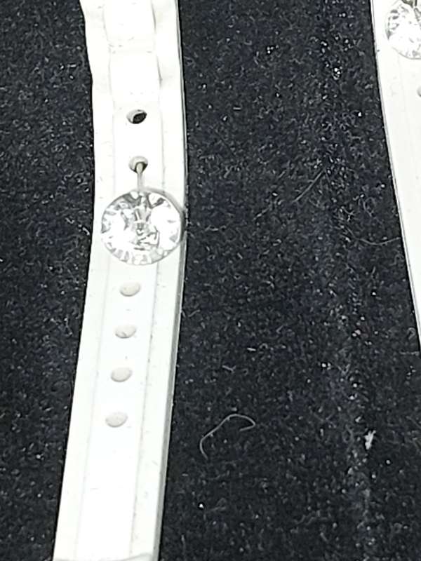 TWO WHITE LADYS ICE WATCHES NEED NEW BATTERIES SOLD AS IS NOT TESTED