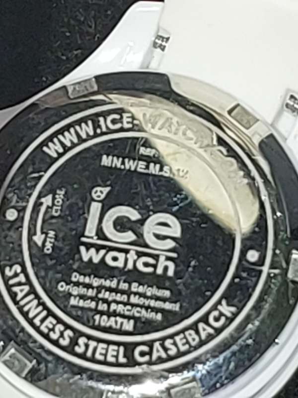 TWO WHITE LADYS ICE WATCHES NEED NEW BATTERIES SOLD AS IS NOT TESTED