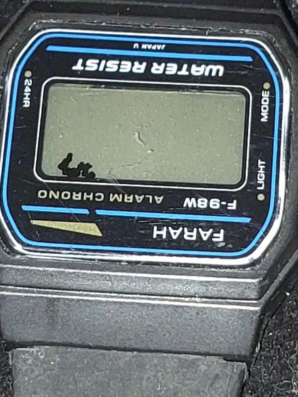 TWO DIGITAL WATCHES FOR SPARE PARTS OR PROJECT WATCHES SOLD AS IS