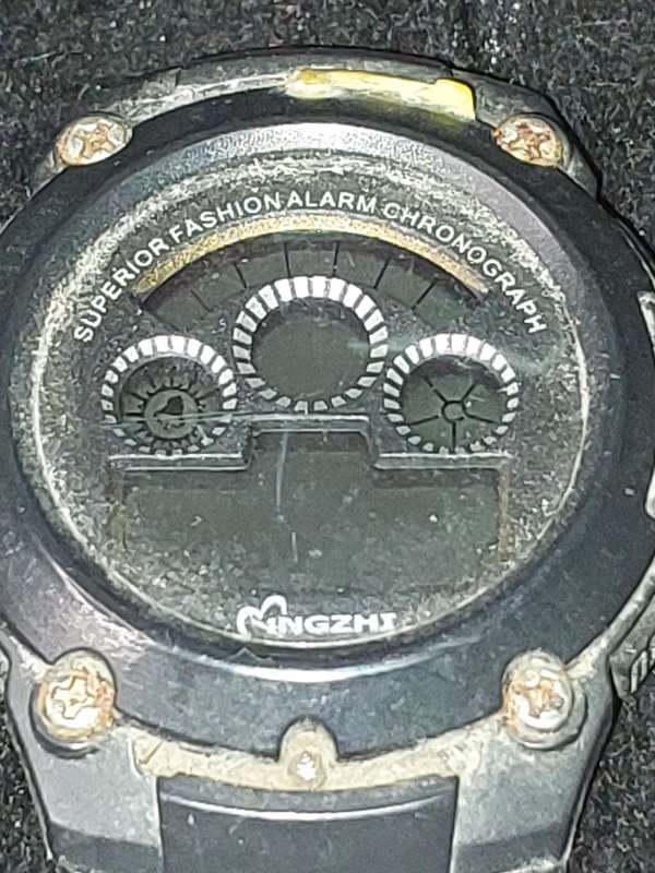 TWO DIGITAL WATCHES FOR SPARE PARTS OR PROJECT WATCHES SOLD AS IS