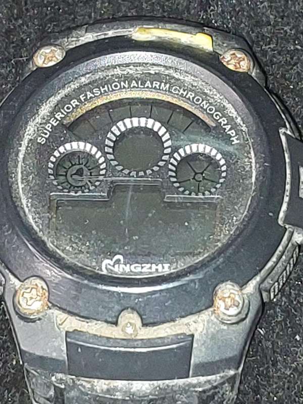 TWO DIGITAL WATCHES FOR SPARE PARTS OR PROJECT WATCHES SOLD AS IS